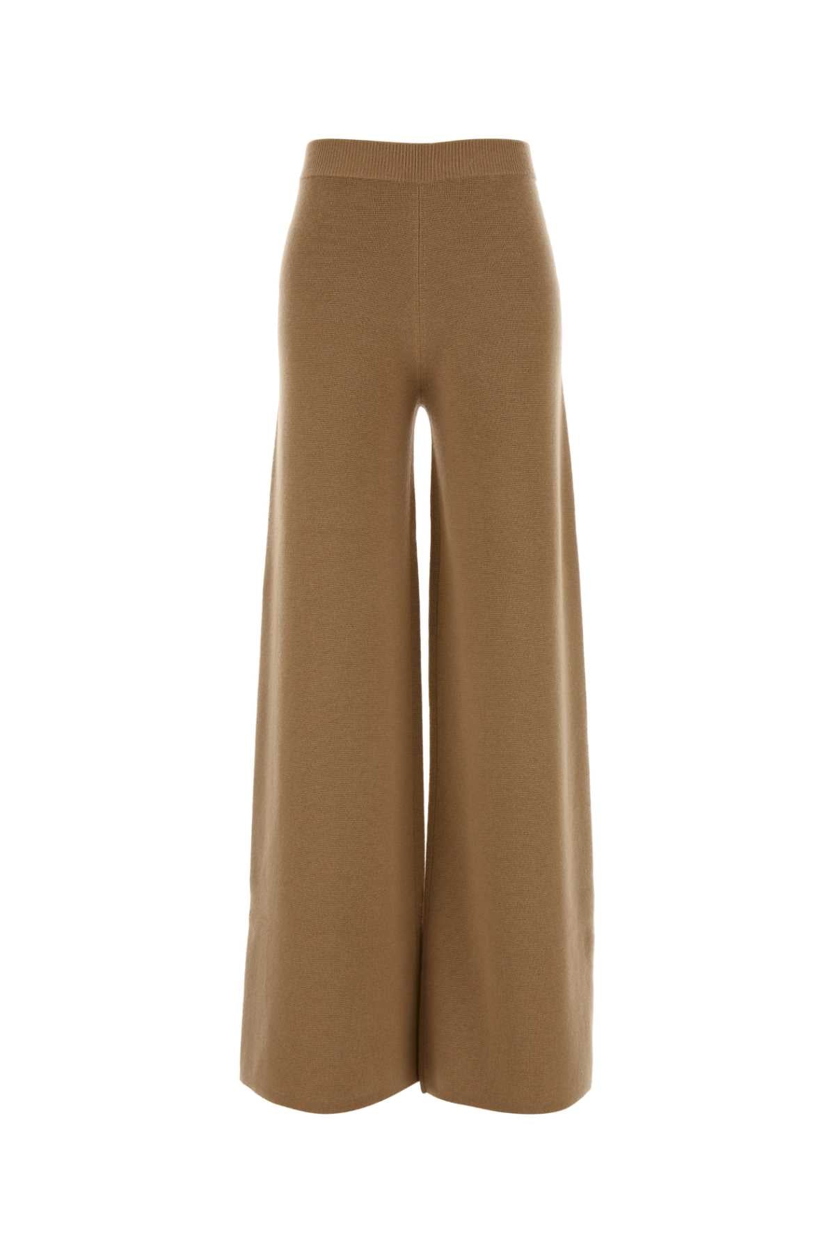 Max Mara Women Camel Wool Blend Judy Pant MAX MARA