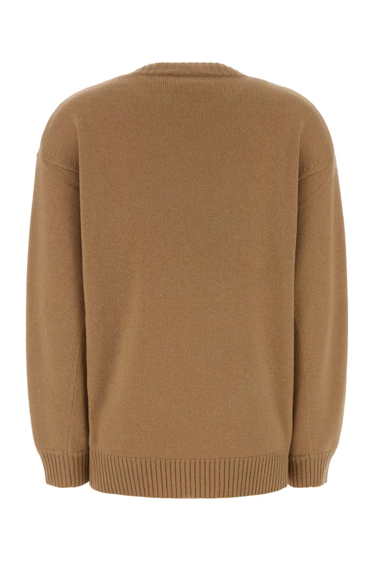 Max Mara Women Camel Wool Blend Fido Sweater MAX MARA