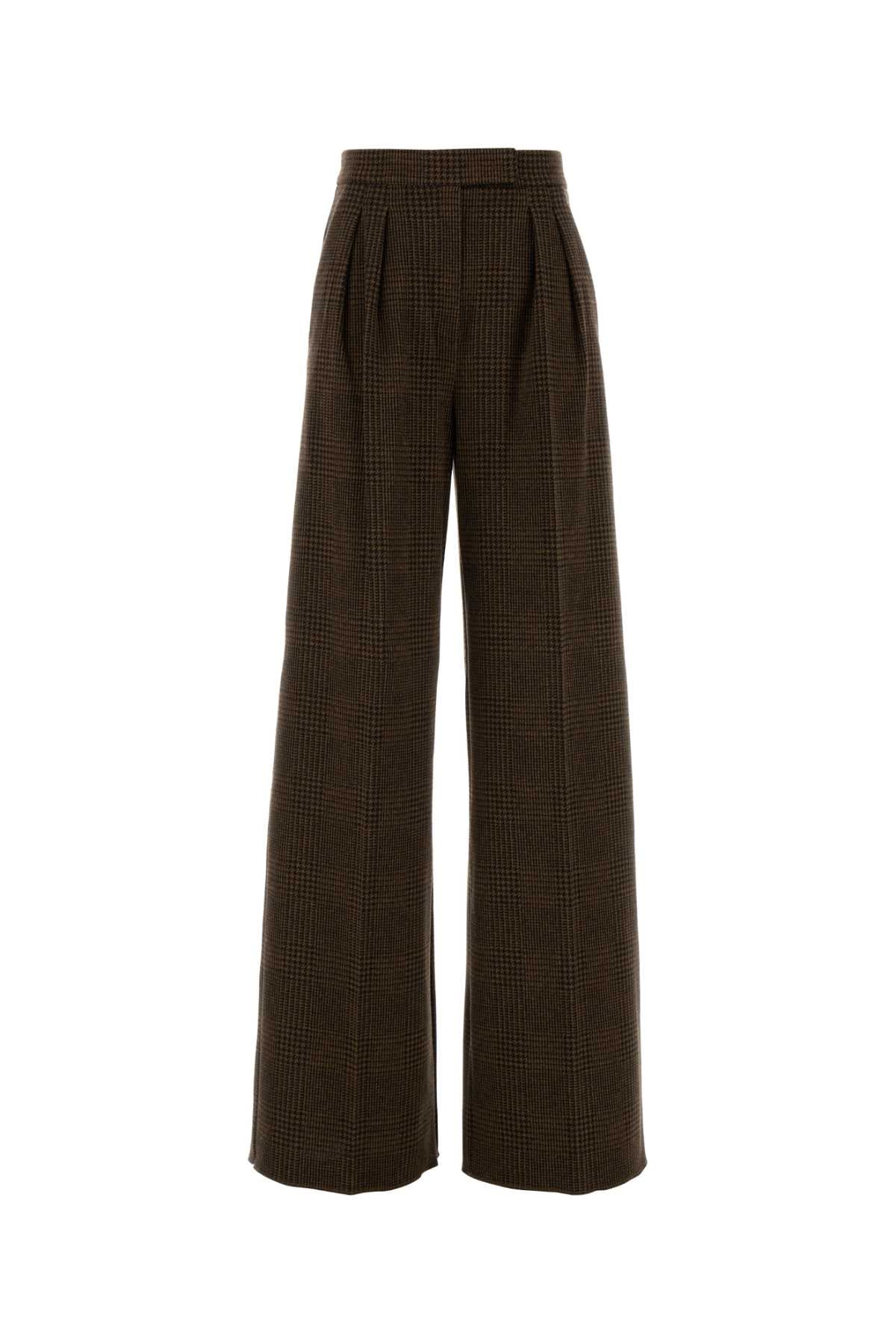 Max Mara Women Embroidered Cotton Blend Ponza Wide-Leg Pant MAX MARA
