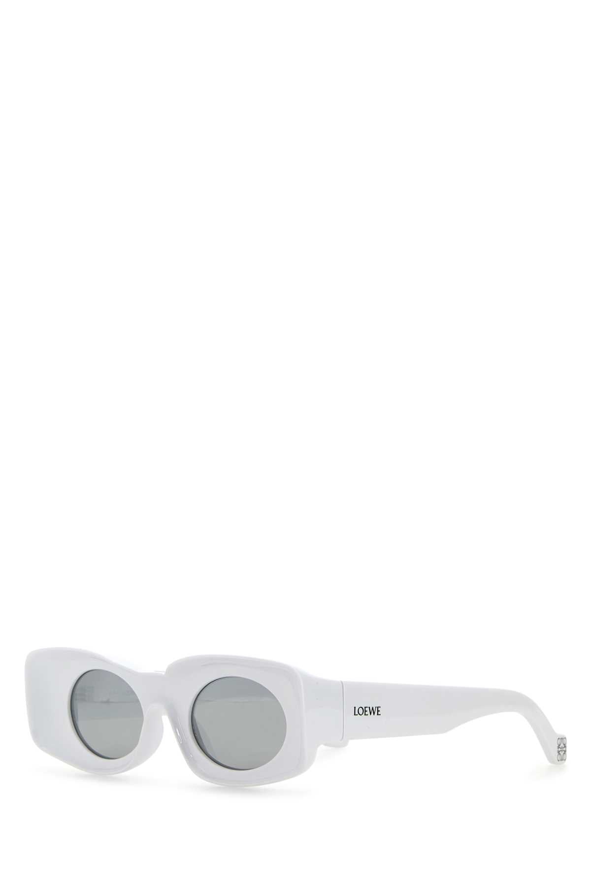 Loewe Unisex White Acetate Sunglasses LOEWE