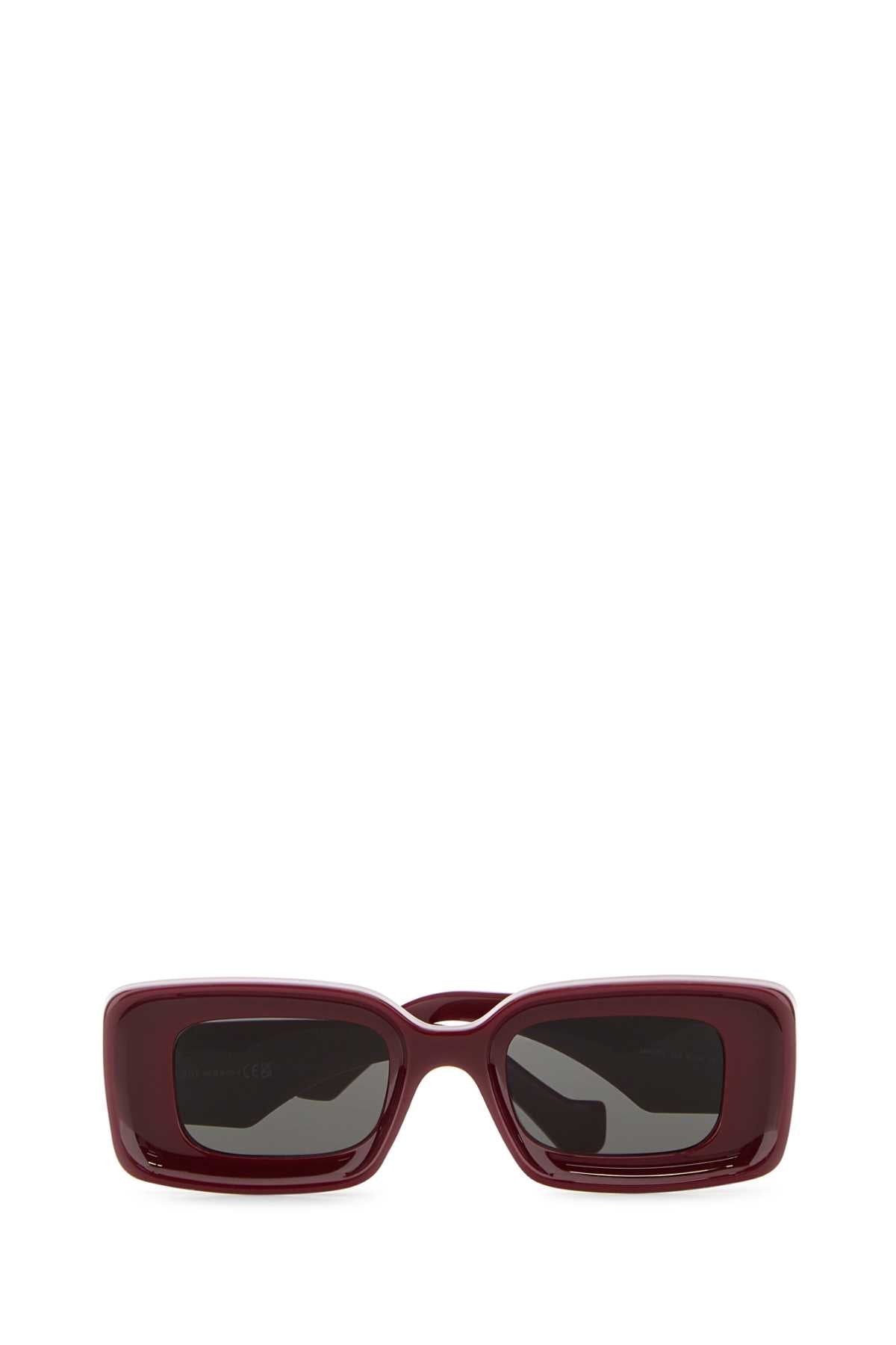 Loewe Unisex Burgundy Acetate Sunglasses LOEWE