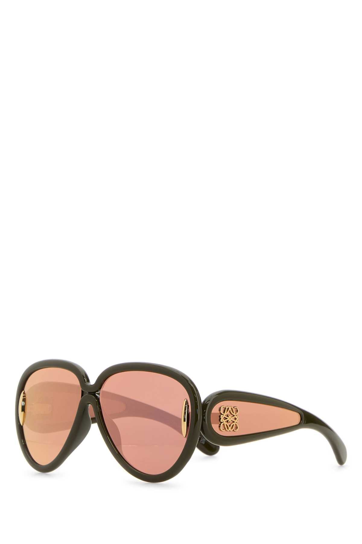 Loewe Unisex Army Green Acetate Sunglasses LOEWE