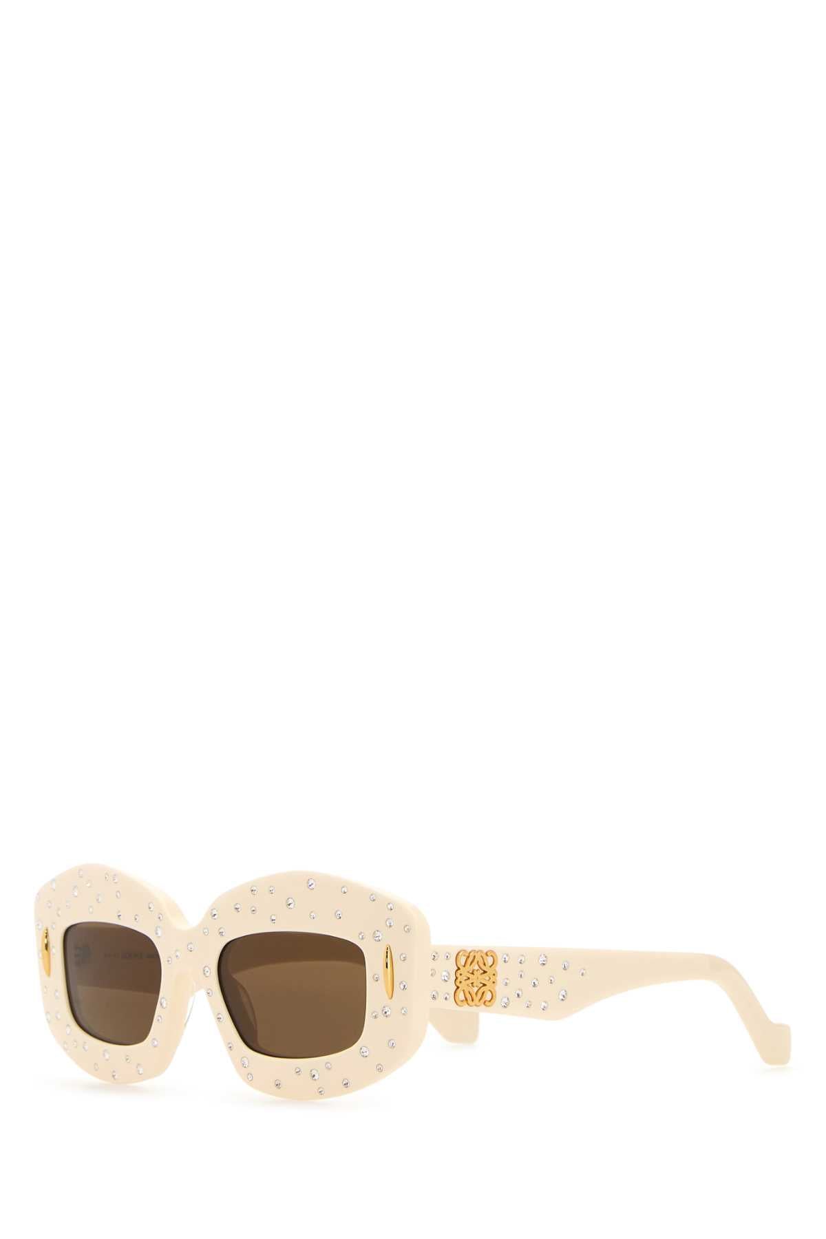 Loewe Unisex Cream Acetate Sunglasses LOEWE