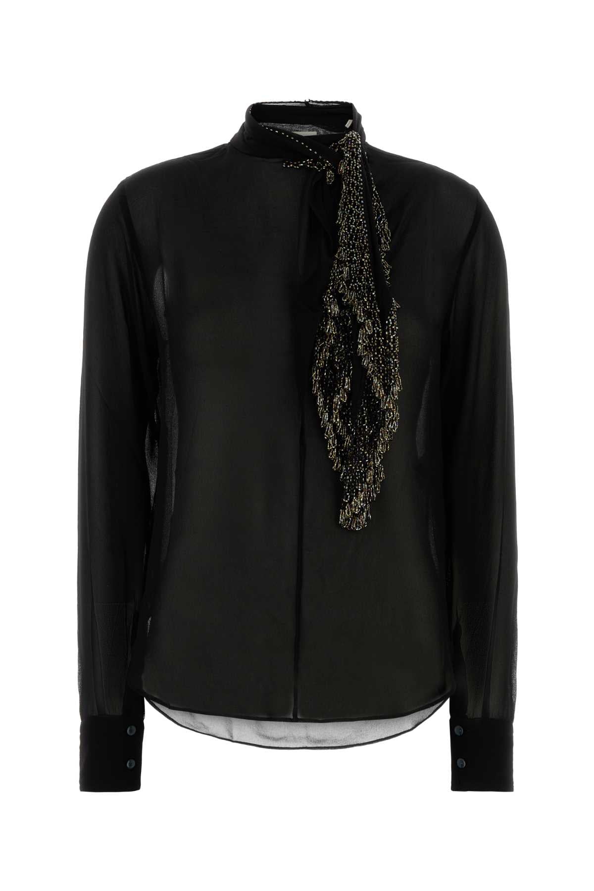 Isabel Marant Women Black Crepe Elaura Blouse ISABEL MARANT