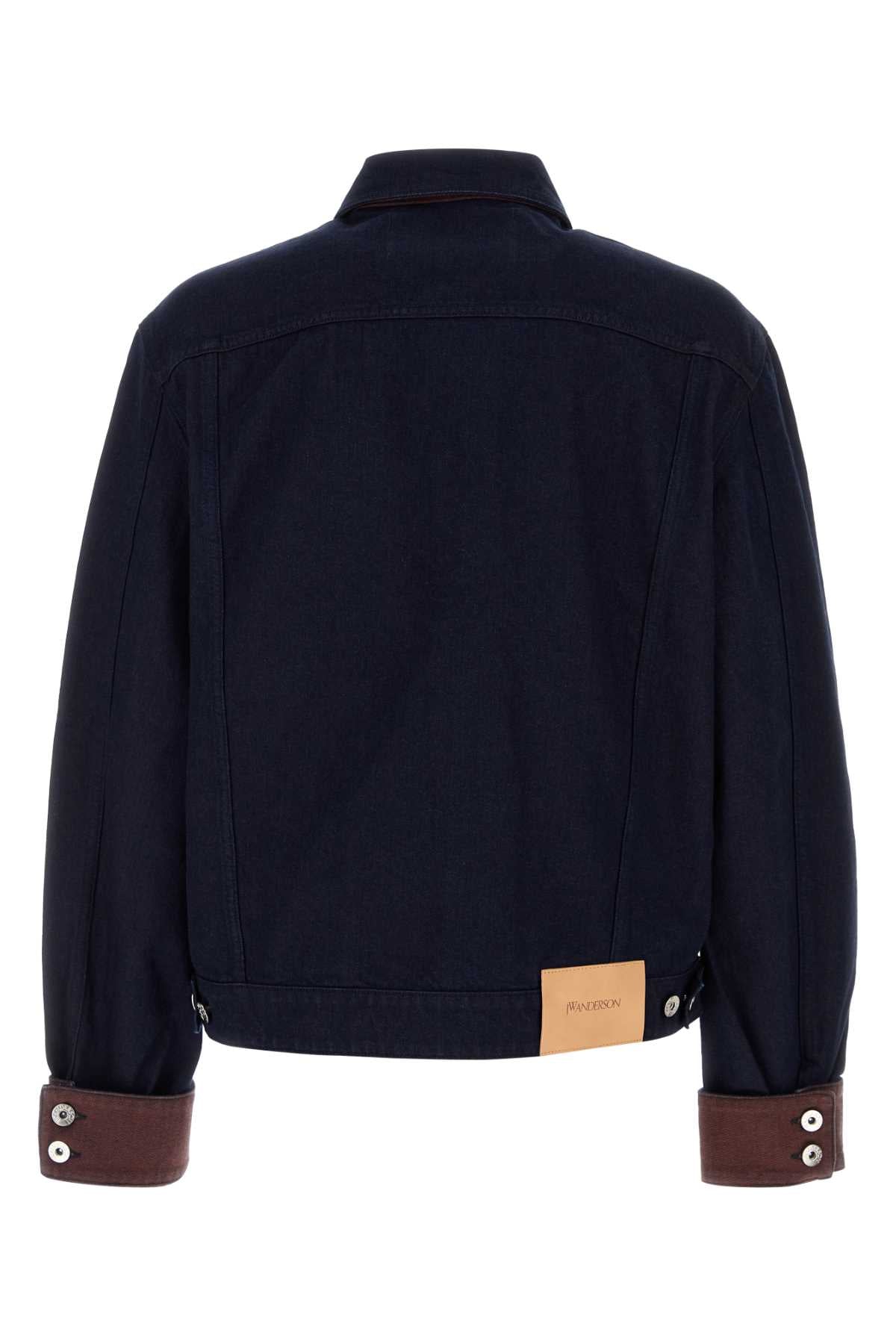 Jw Anderson Men Blue Denim Jacket J.W. ANDERSON