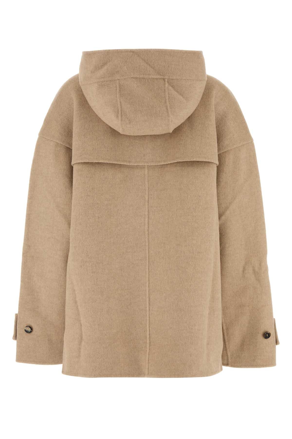 Jw Anderson Women Beige Wool Coat J.W. ANDERSON