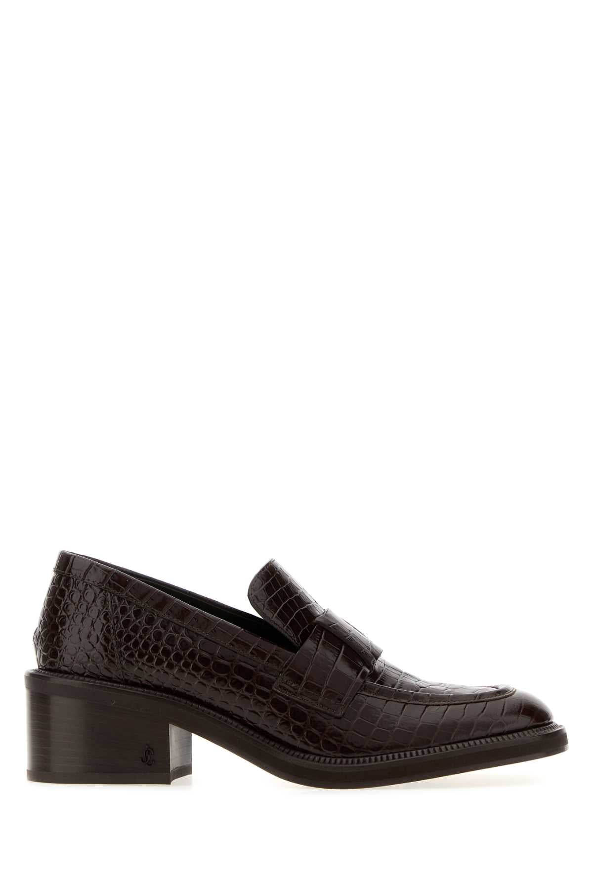 Jimmy Choo Women Chocolate Leather Tylor 60 Pumps JIMMY CHOO