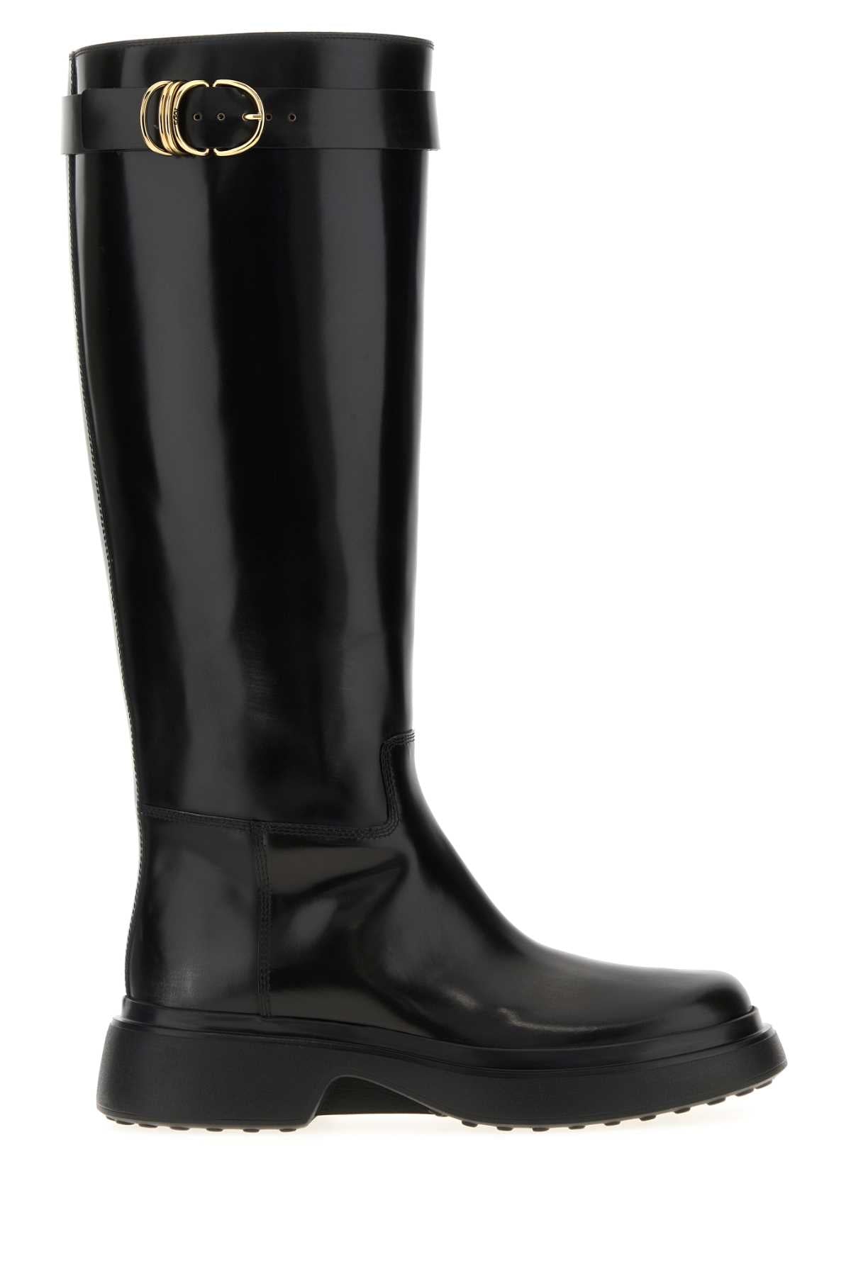 Tod's Women Black Leather Boots TOD'S