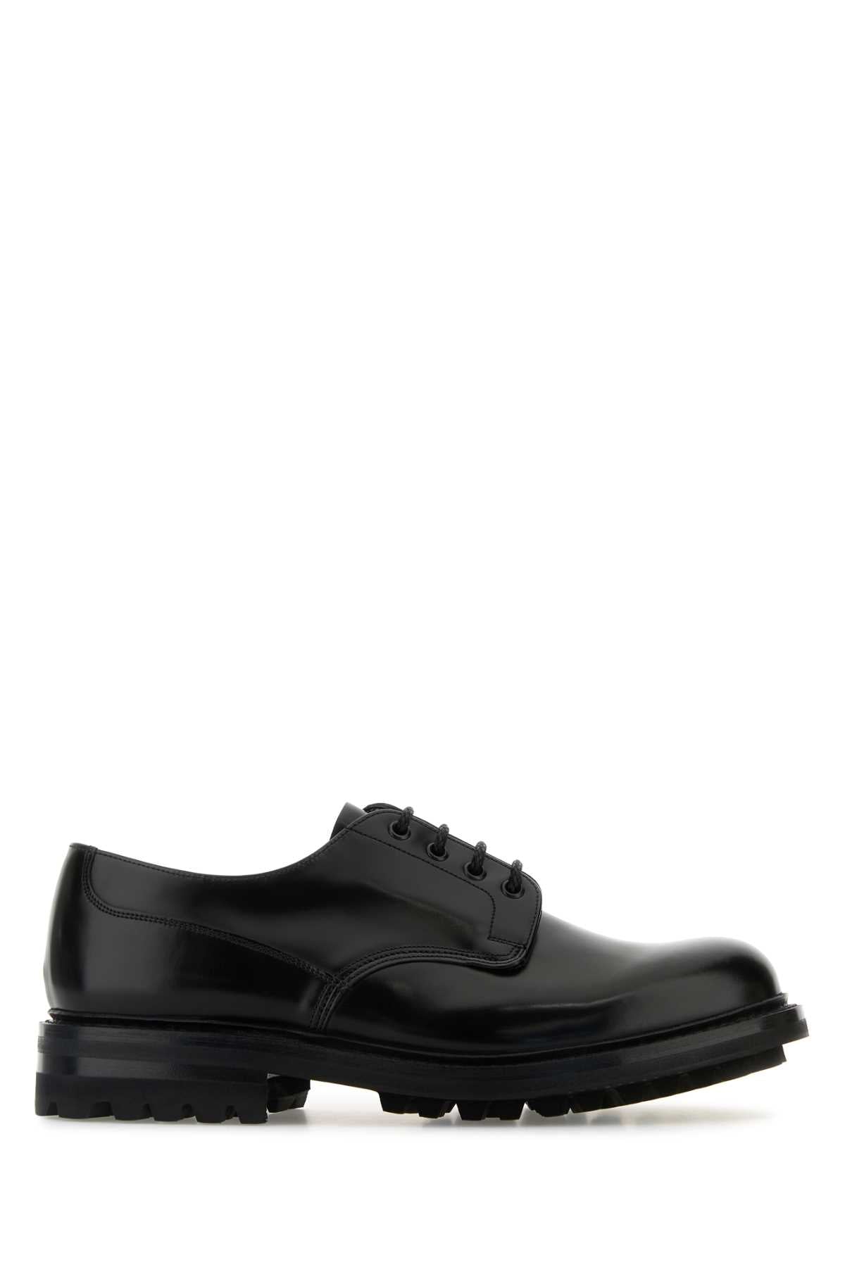 Church's Men Black Leather Mc Neil Lw Lace-Up Shoes CHURCH'S