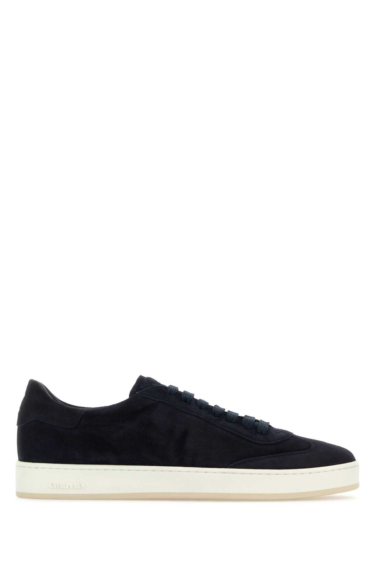 Church's Men Navy Blue Suede Largs 2 Sneakers CHURCH'S