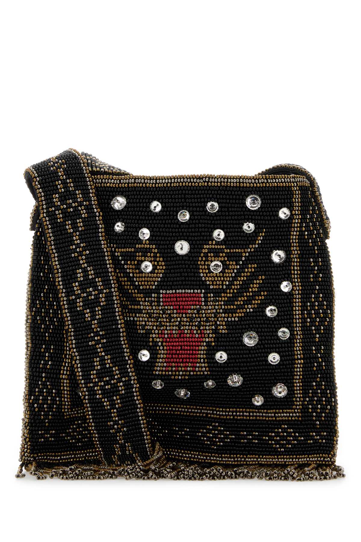 Valentino Garavani Women Embellished Fabric Crossbody Bag VALENTINO GARAVANI