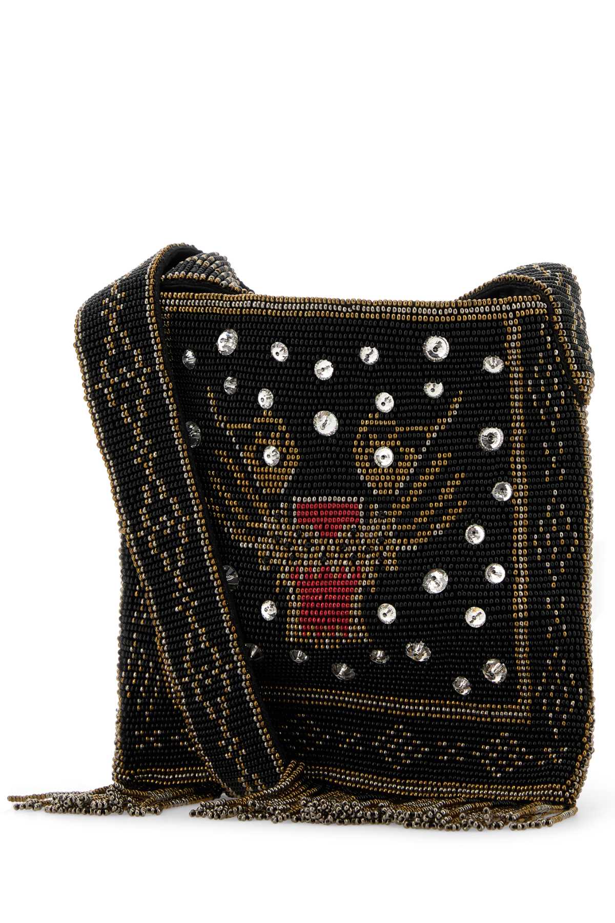Valentino Garavani Women Embellished Fabric Crossbody Bag VALENTINO GARAVANI