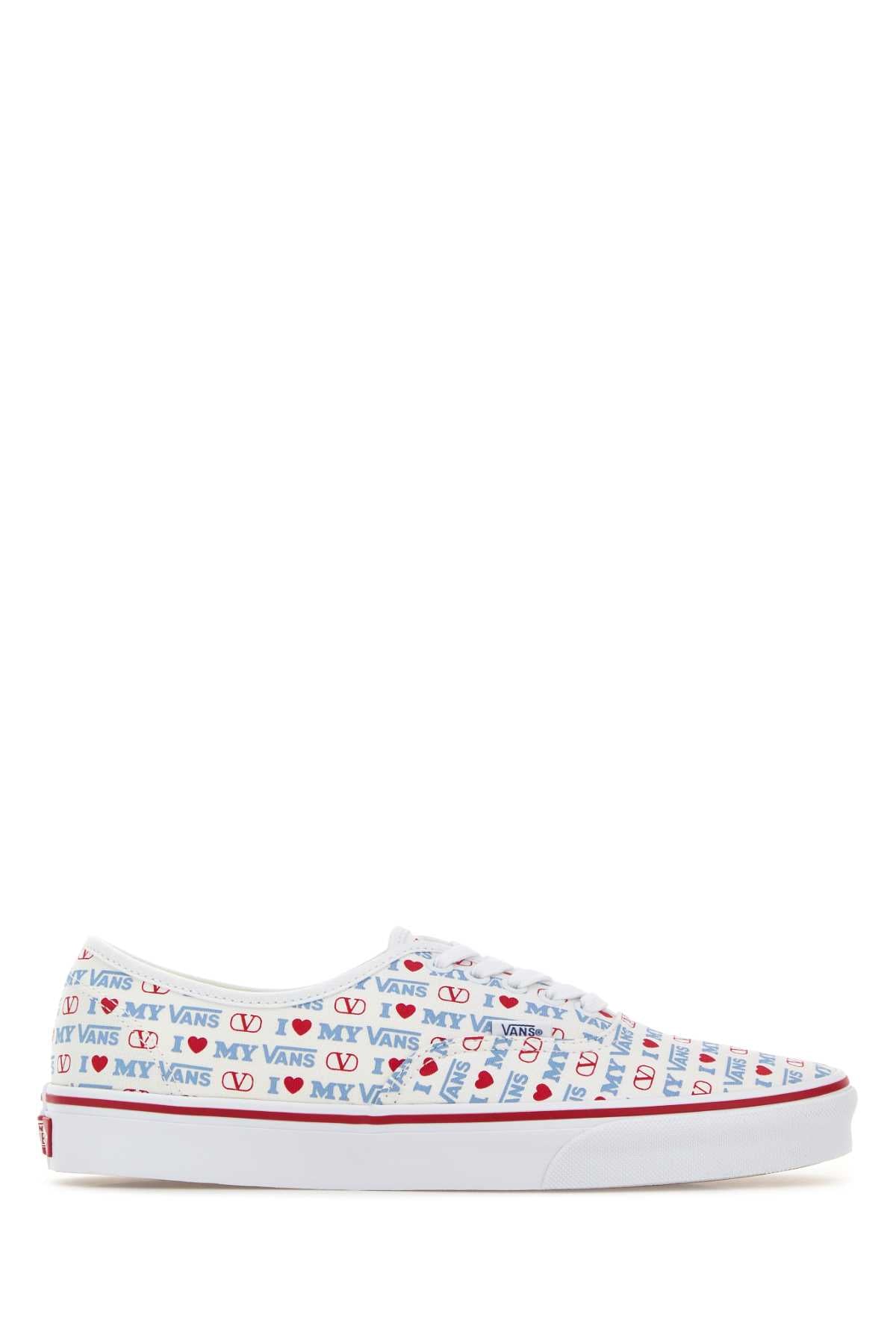 Valentino Garavani Men Printed Canvas Valentino Garavani X Vans Sneakers VALENTINO GARAVANI