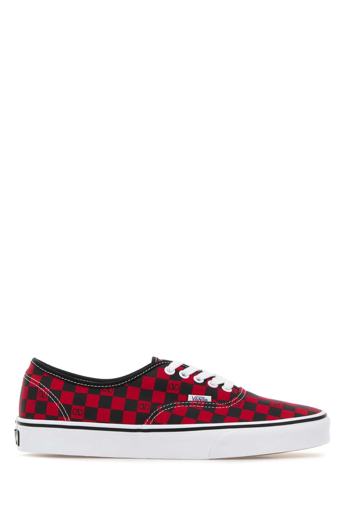 Valentino Garavani Men Printed Canvas Valentino Garavani X Vans Sneakers VALENTINO GARAVANI