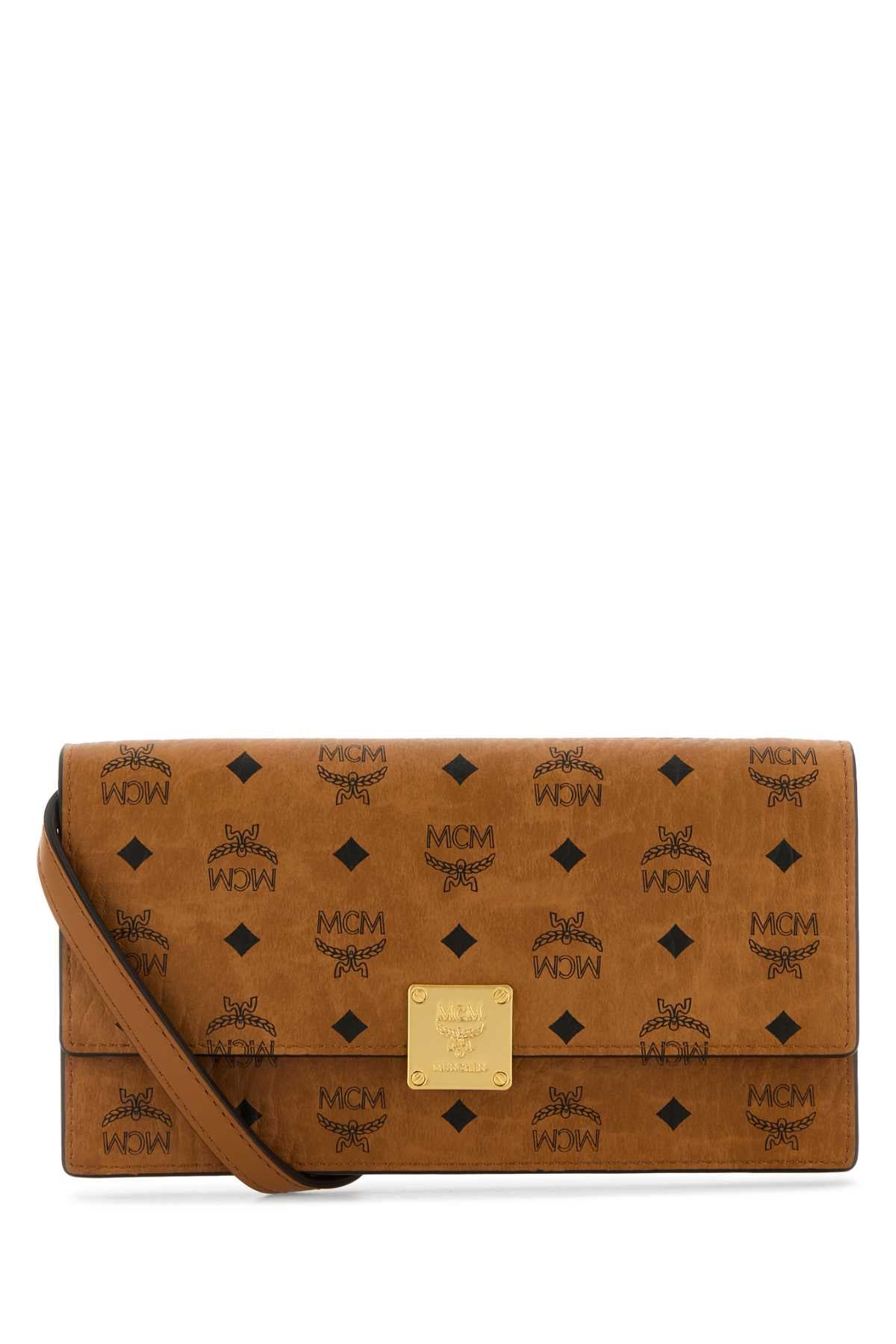 Mcm Women Printed Canvas Aren Wallet MCM