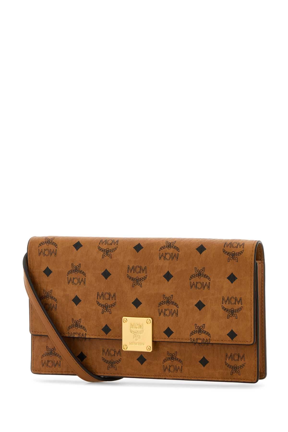 Mcm Women Printed Canvas Aren Wallet MCM