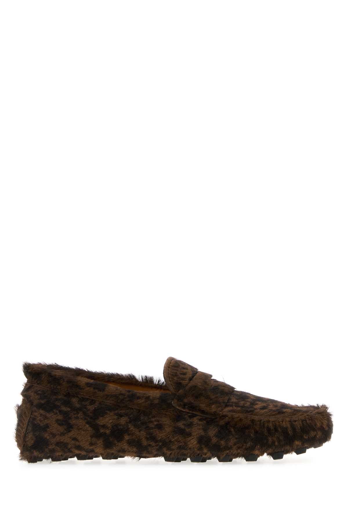 Tod's Women Printed Calf Hair Loafers TOD'S