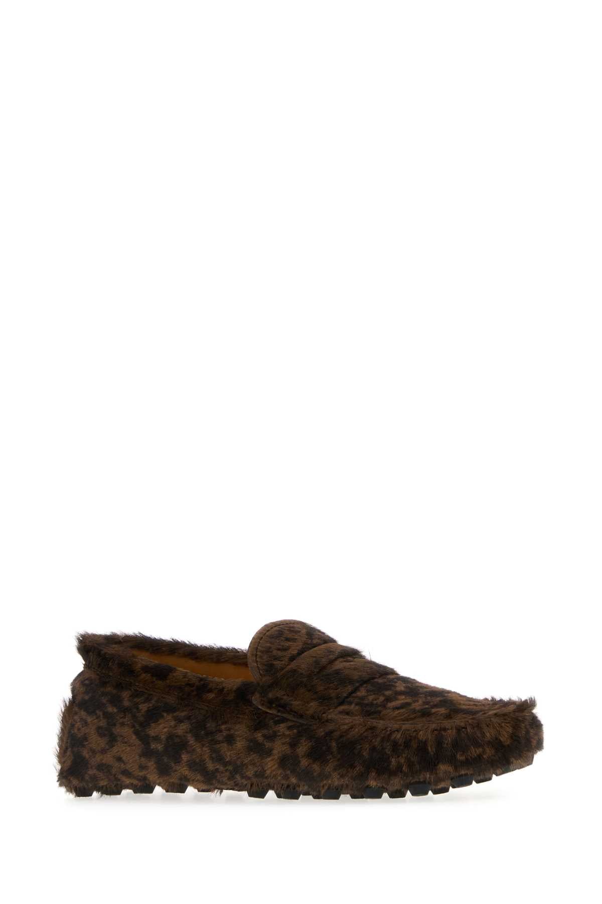 Tod's Women Printed Calf Hair Loafers TOD'S