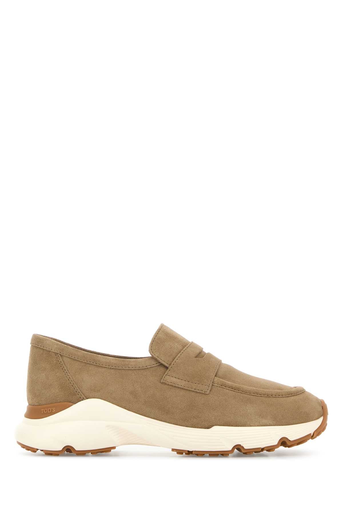 Tod's Women Dove Grey Suede Loafers TOD'S