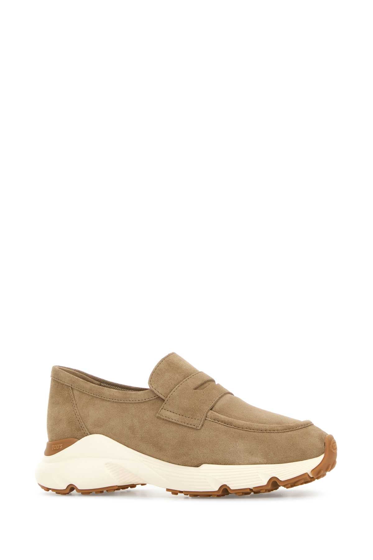 Tod's Women Dove Grey Suede Loafers TOD'S