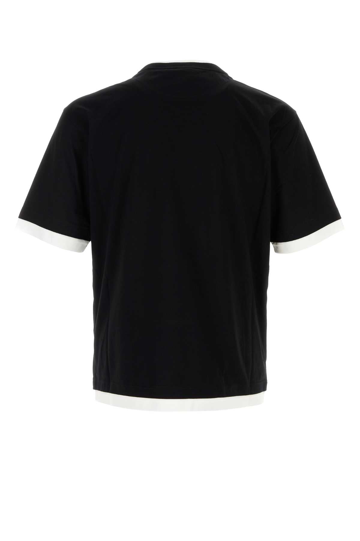 Prada Men Black Cotton T-Shirt PRADA