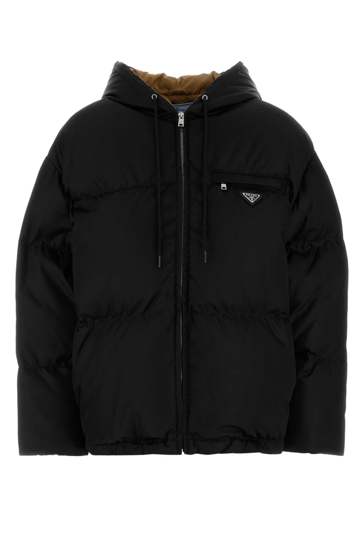 Prada Women Black Re-Nylon Down Jacket PRADA