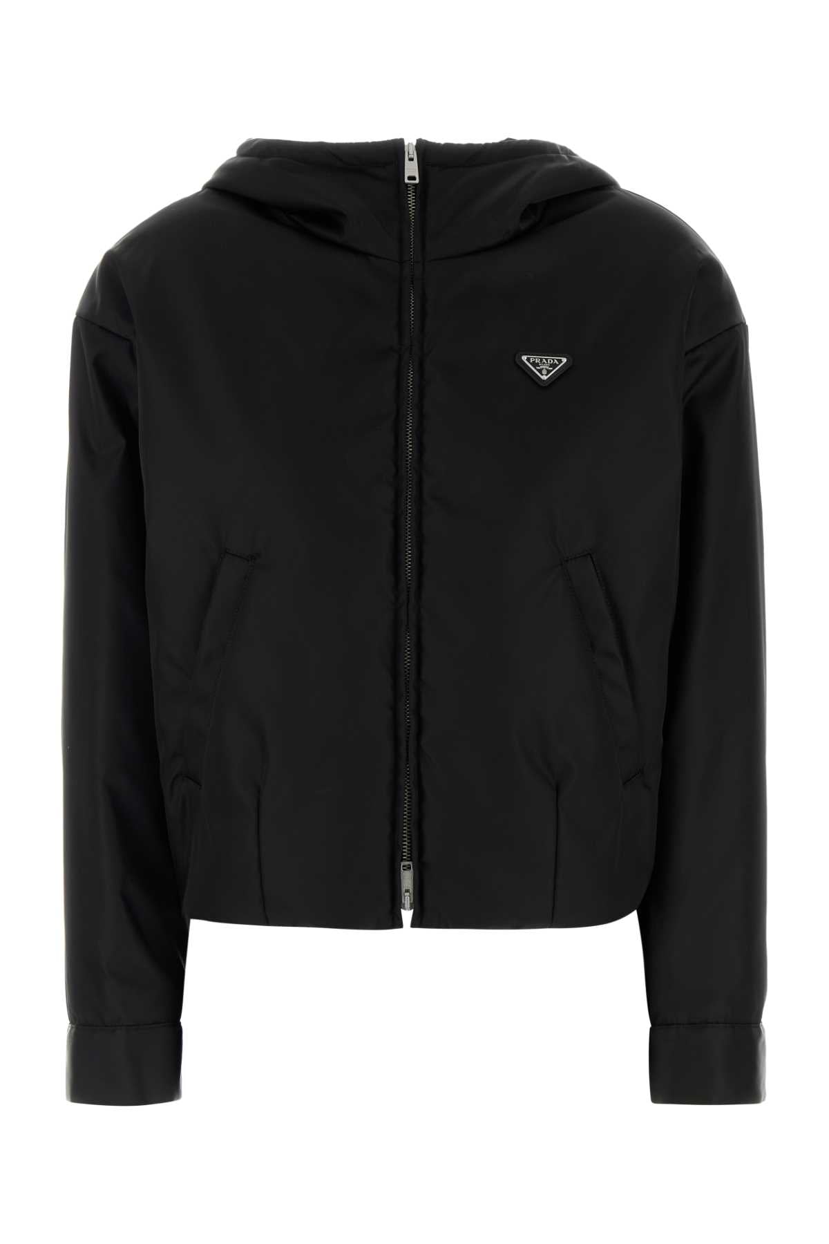 Prada Women Black Re-Nylon Padded Jacket