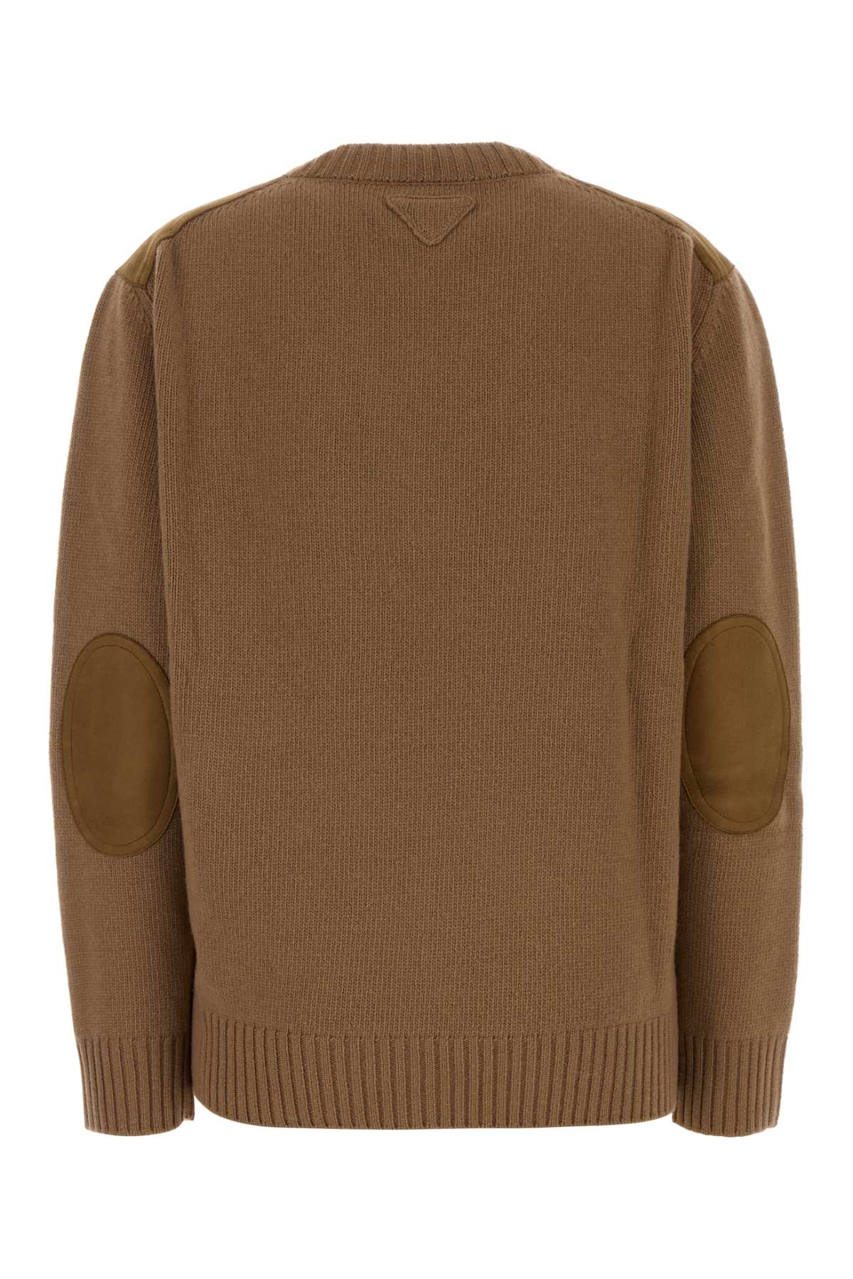 Prada Women Camel Wool Blend Sweater PRADA