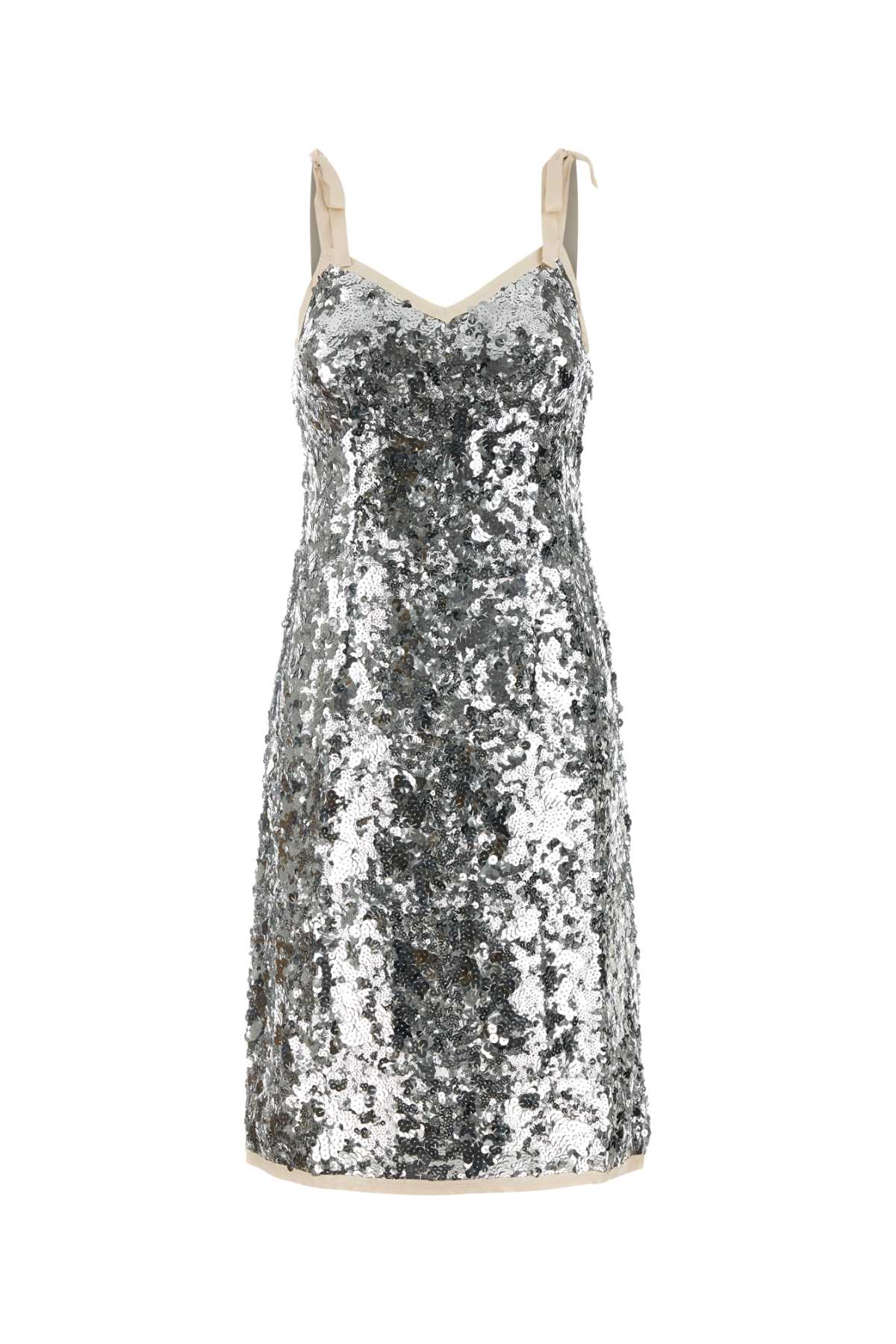Prada Women Embellished Nylon Dress PRADA