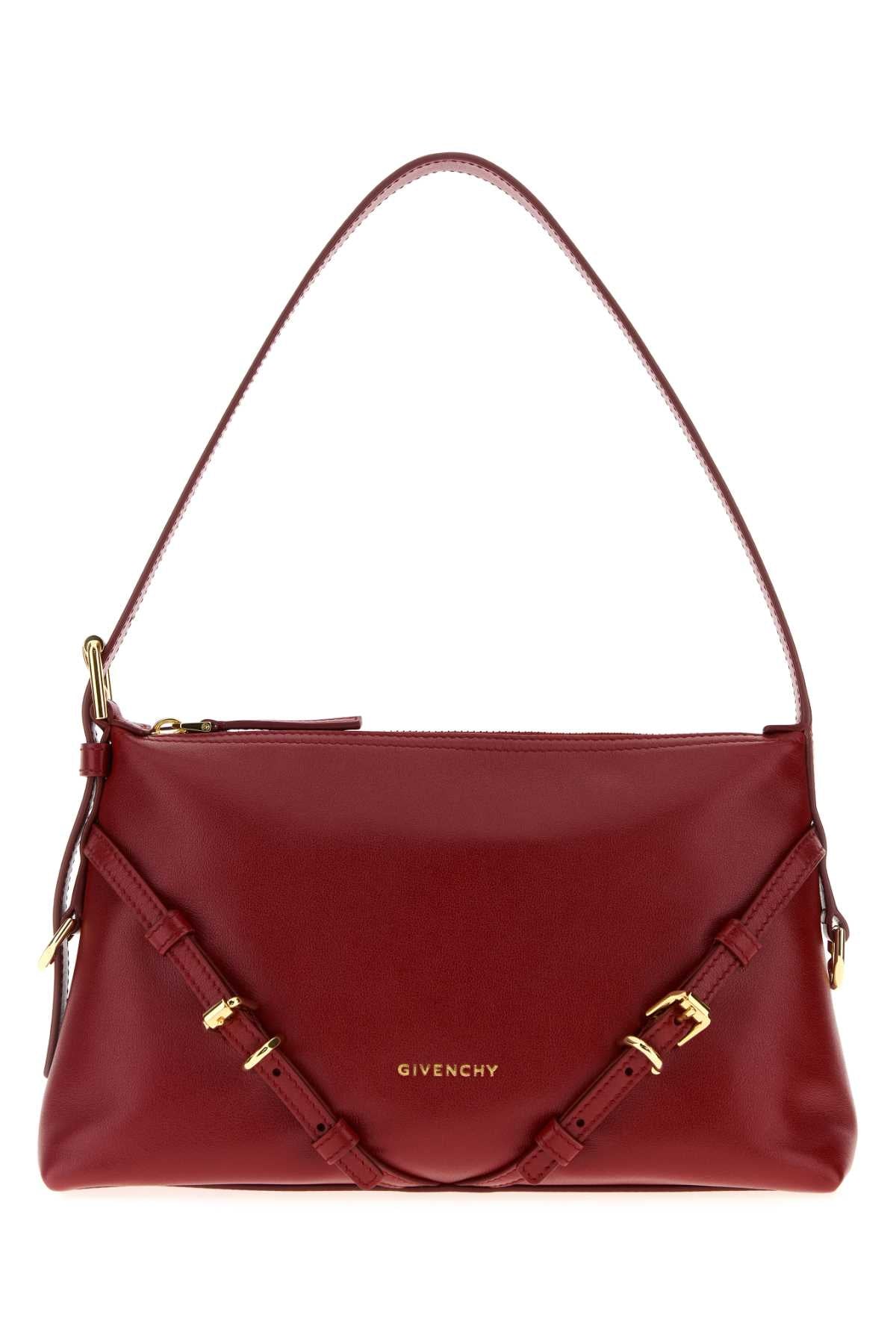 Givenchy Women Red Leather Mini Voyou Shoulder Bag GIVENCHY