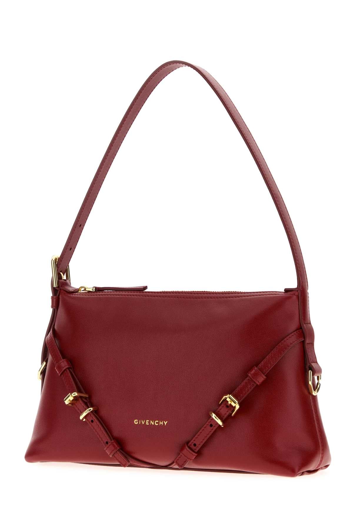Givenchy Women Red Leather Mini Voyou Shoulder Bag GIVENCHY