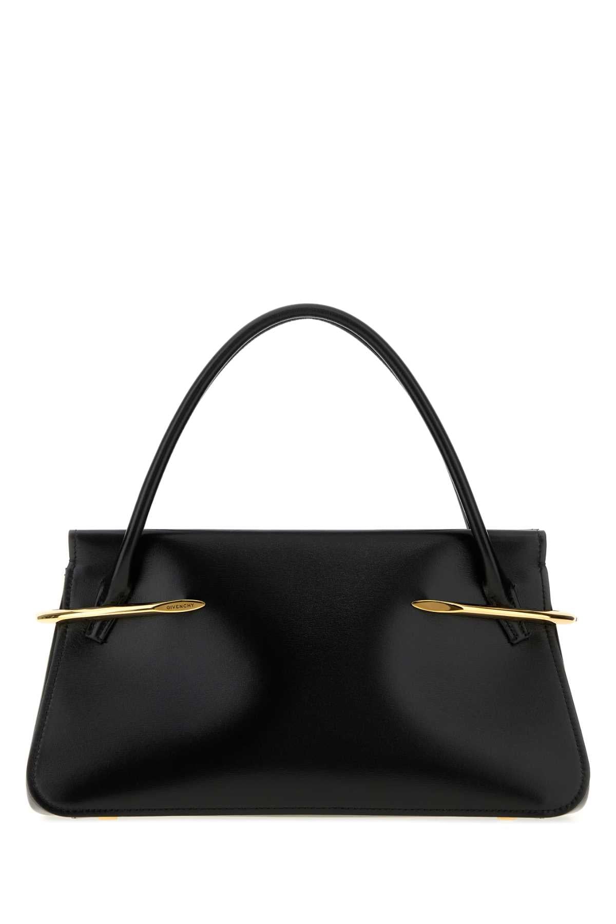 Givenchy Women Black Leather Medium Pinch Handbag GIVENCHY