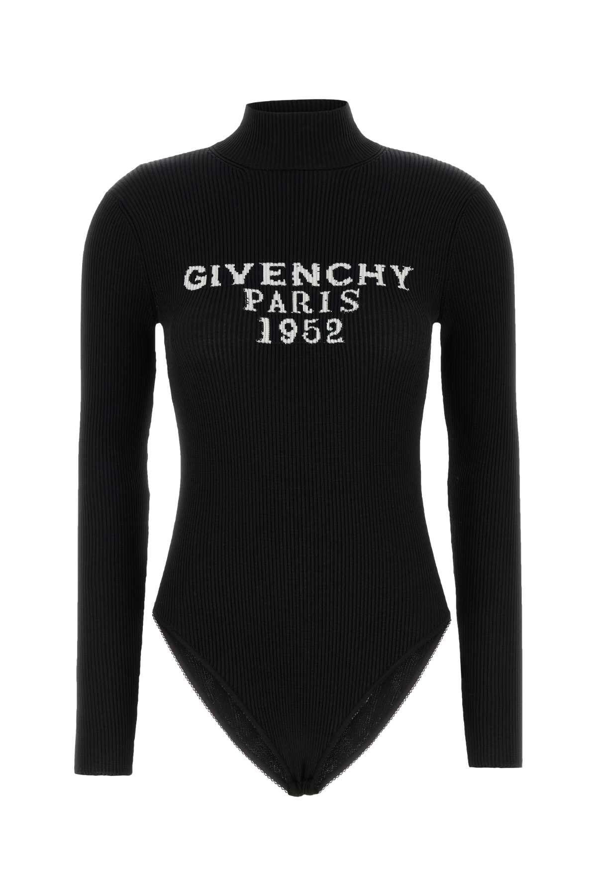 Givenchy Women Black Polyester Bodysuit GIVENCHY