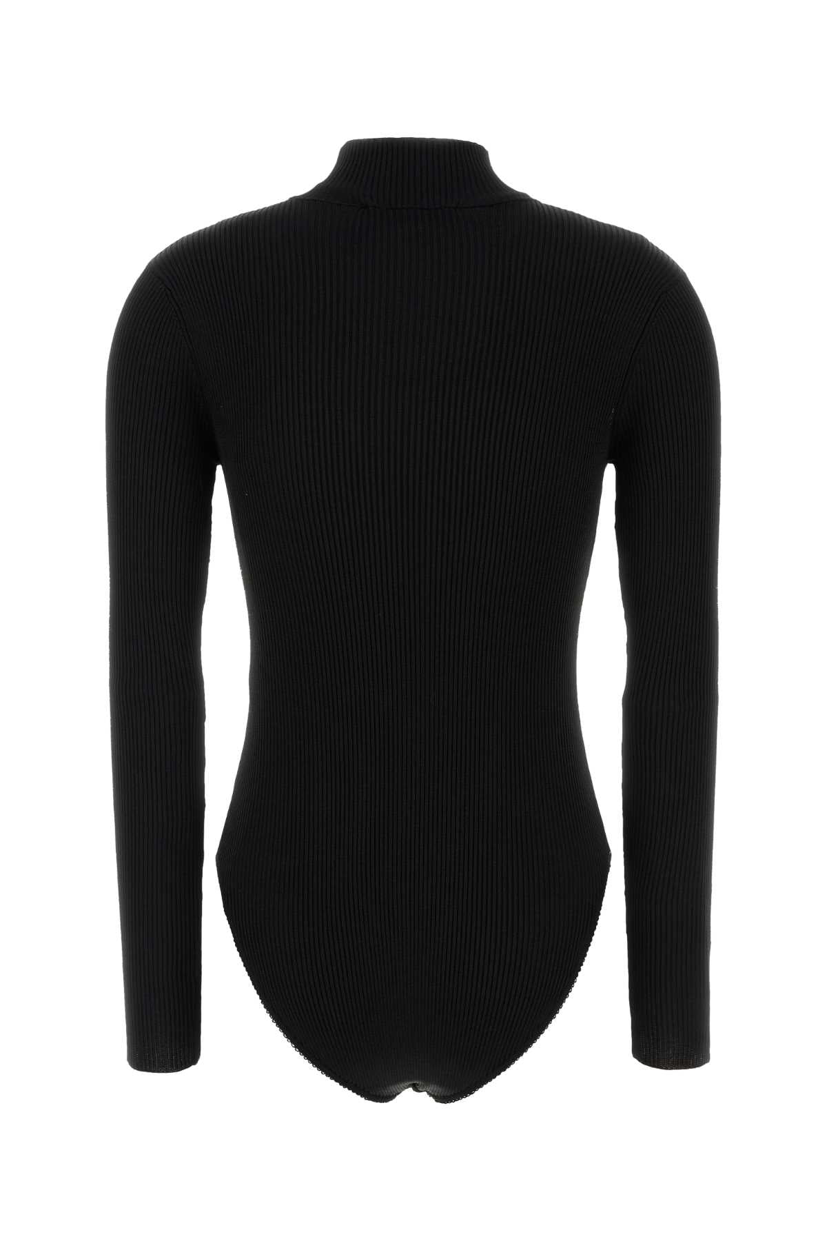 Givenchy Women Black Polyester Bodysuit GIVENCHY