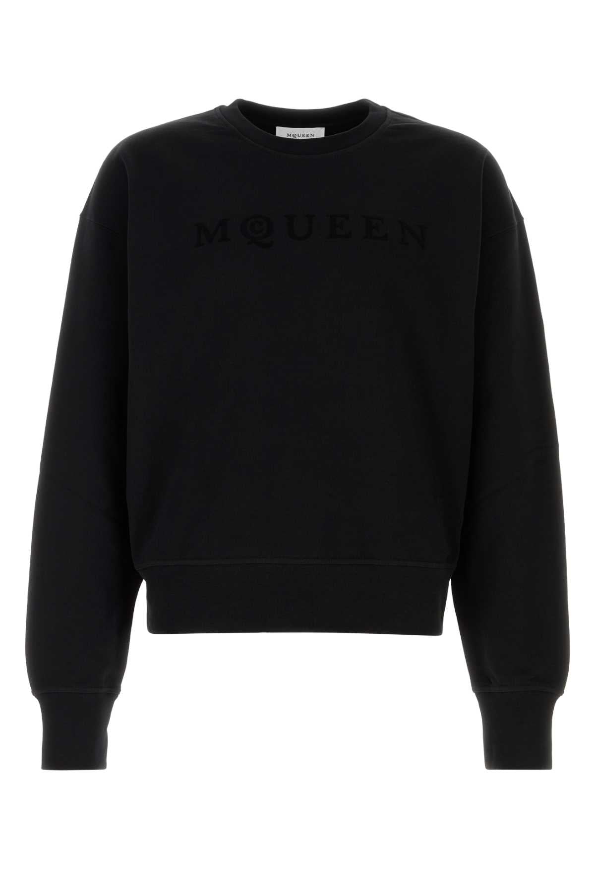 Alexander Mcqueen Men Black Cotton Sweatshirt ALEXANDER MCQUEEN