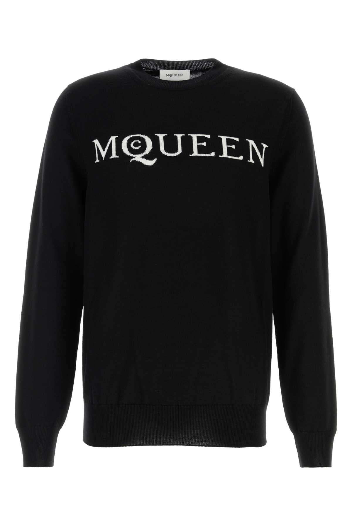 Alexander Mcqueen Men Black Wool Sweater ALEXANDER MCQUEEN