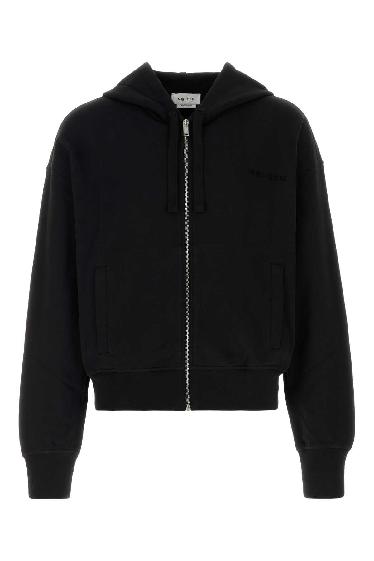 Alexander Mcqueen Men Black Cotton Sweatshirt ALEXANDER MCQUEEN