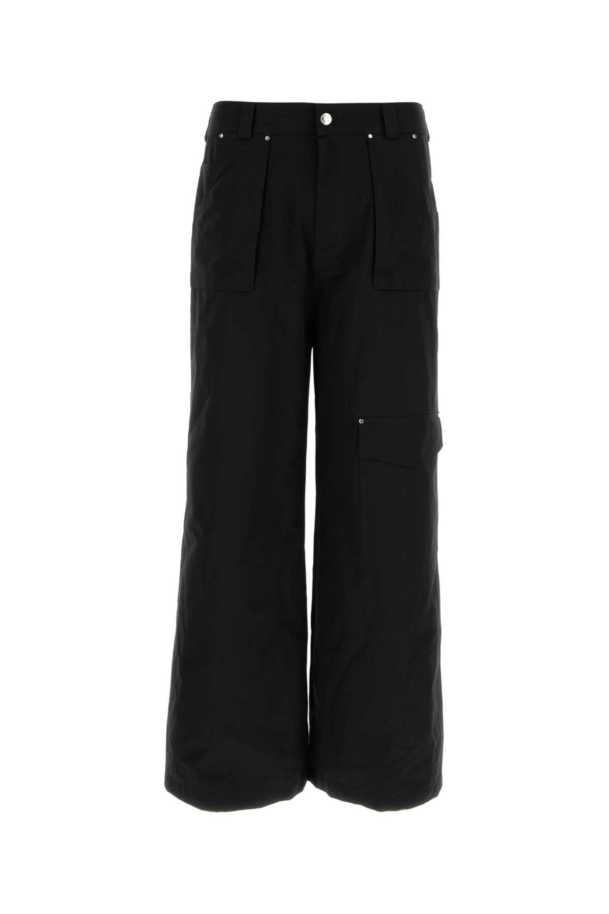Alexander Mcqueen Men Black Cotton Cargo Pant ALEXANDER MCQUEEN