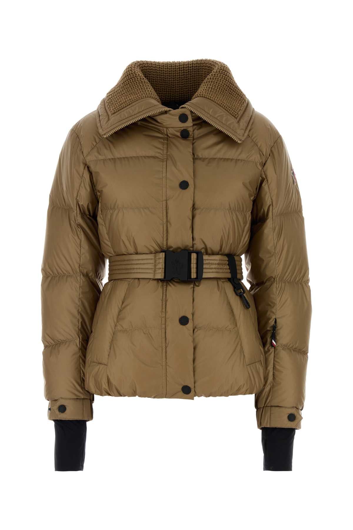Moncler Grenoble Women Biscuit  Nylon Batailleuse Down Jacket MONCLER GRENOBLE