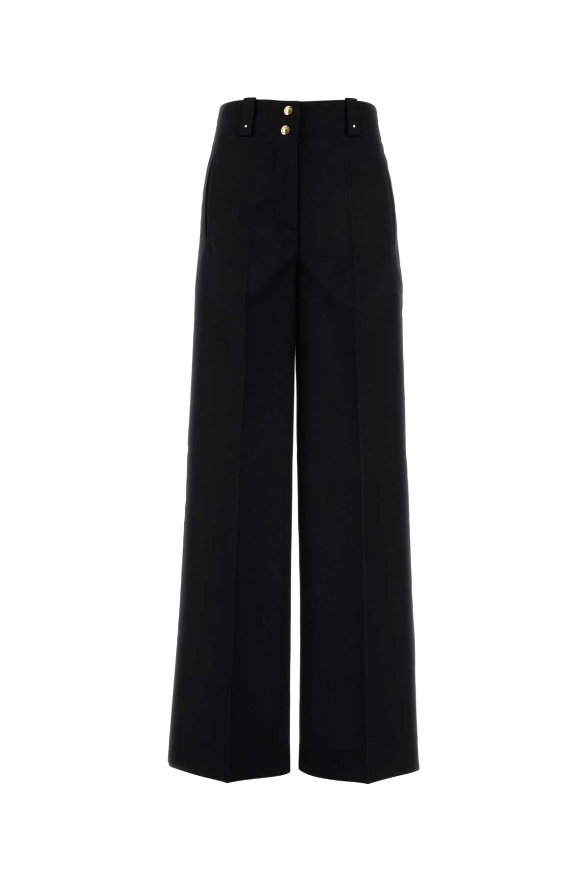 Moncler Women Black Polyester Blend Palazzo Pant MONCLER