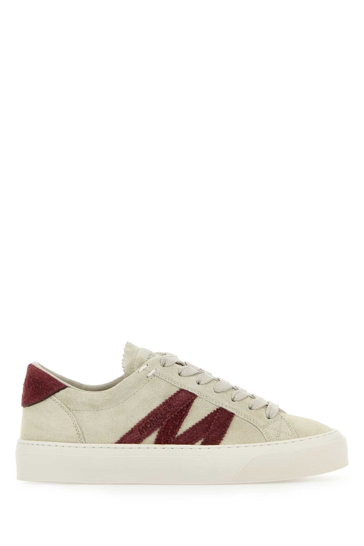 Moncler Women Sand Suede Monaco2 Sneakers MONCLER