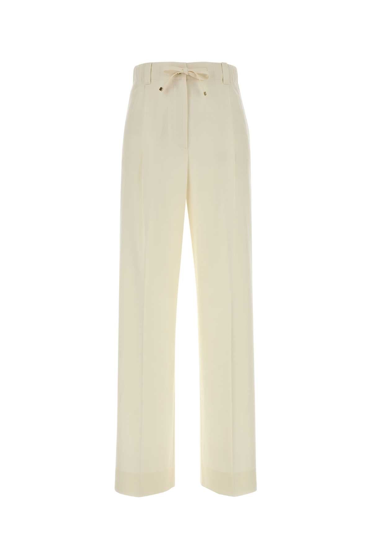 Moncler Women Cream Wool Pant MONCLER