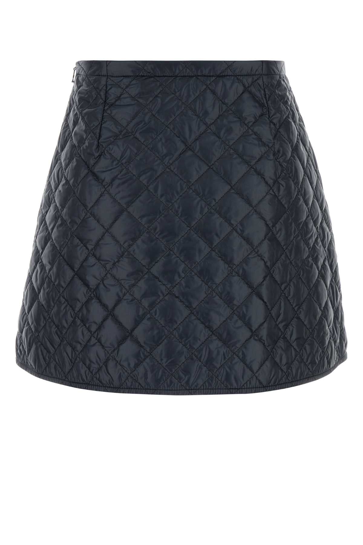 Moncler Women Midnight Blue Nylon Mini Skirt MONCLER