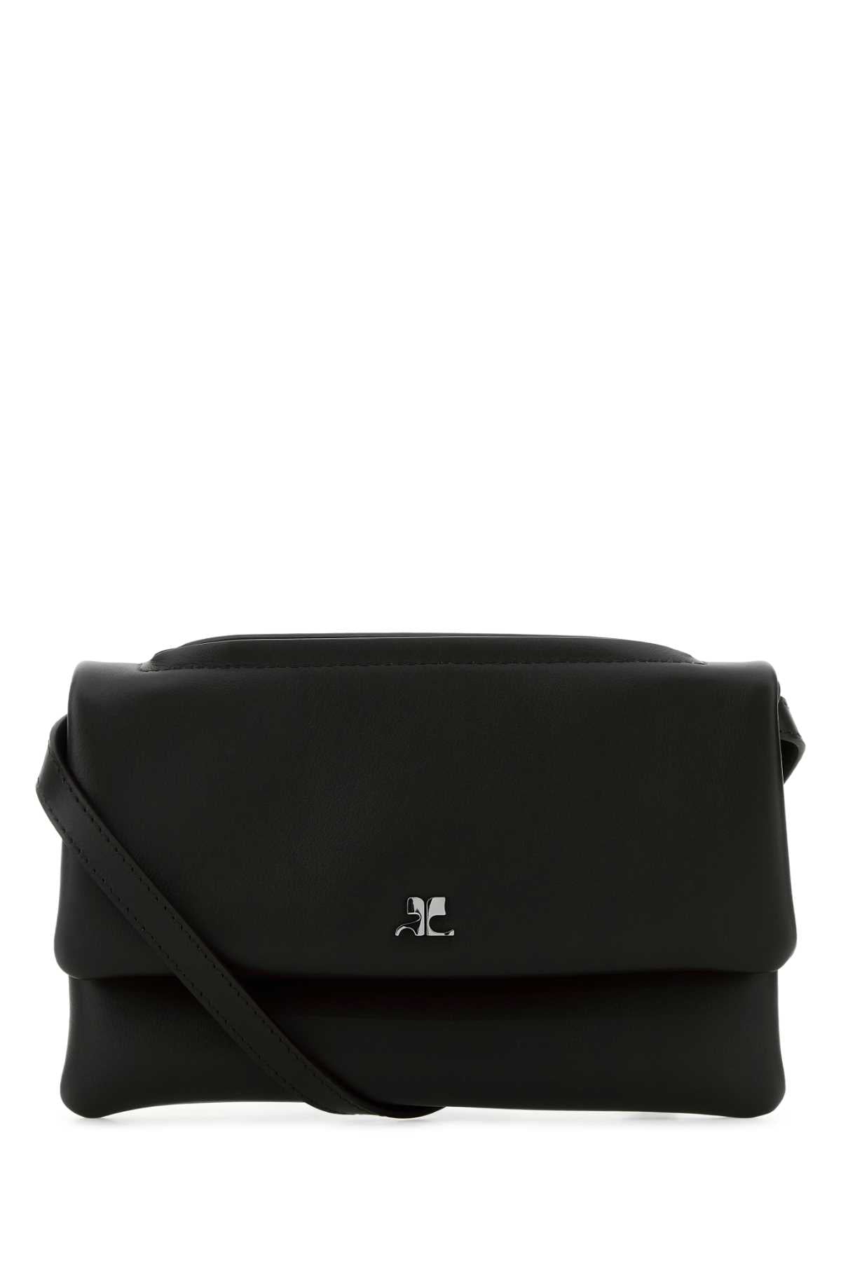 Courreges Women Black Leather Shoulder Bag COURREGES