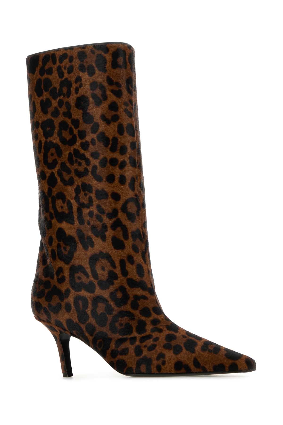 Amina Muaddi Women Printed Calf Hair Fiona Boots AMINA MUADDI