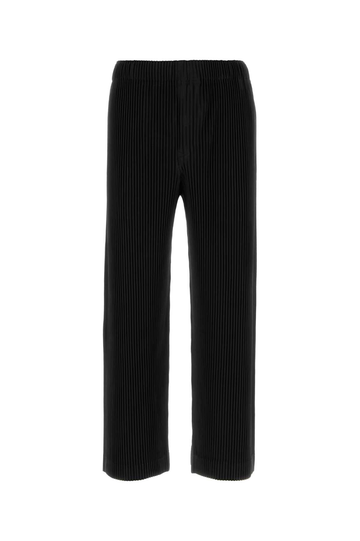 Homme Plisse' Issey Miyake Men Black Polyester Pant HOMME PLISSE ISSEY MIYAKE