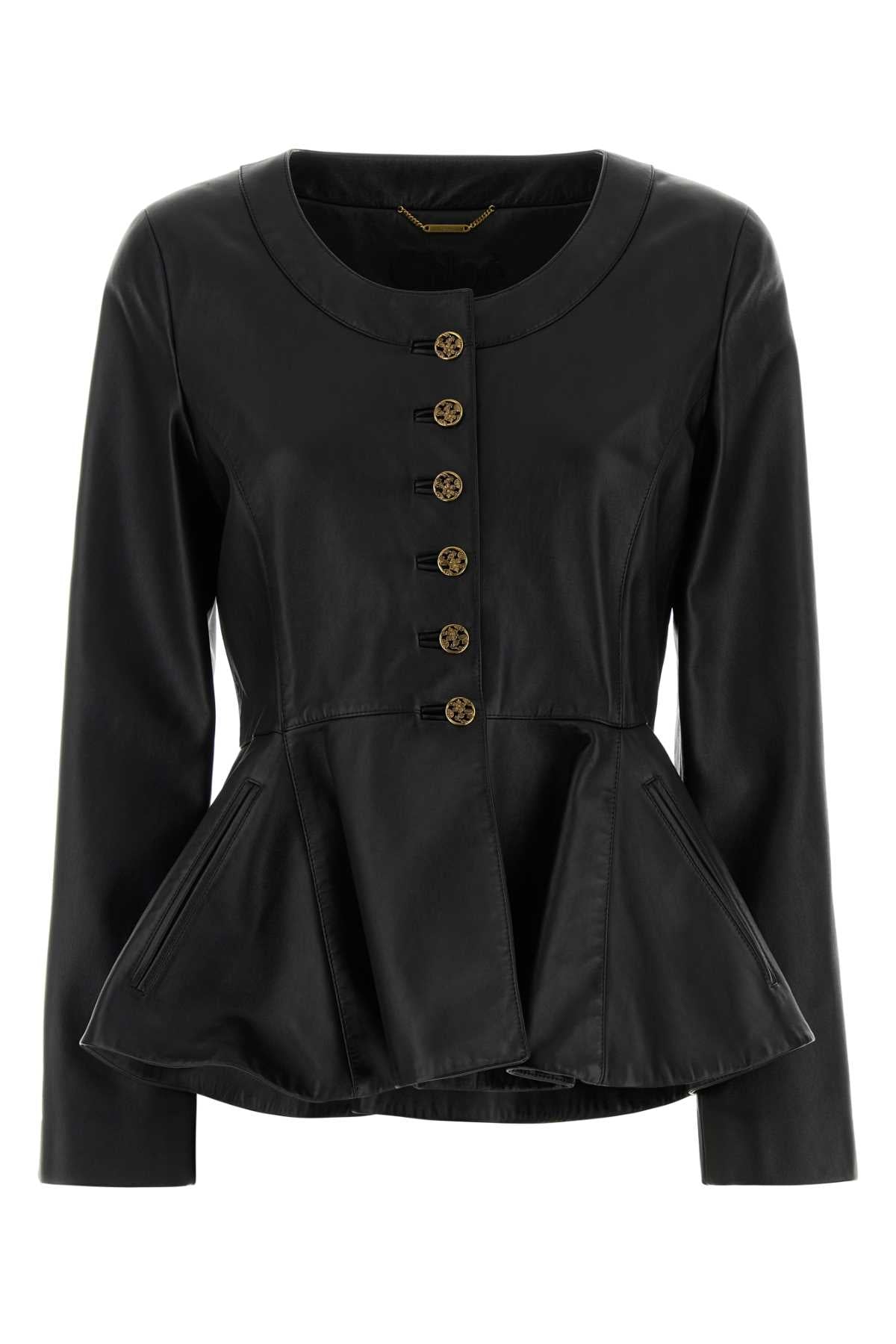 Chloe Women Black Leather Jacket CHLOE