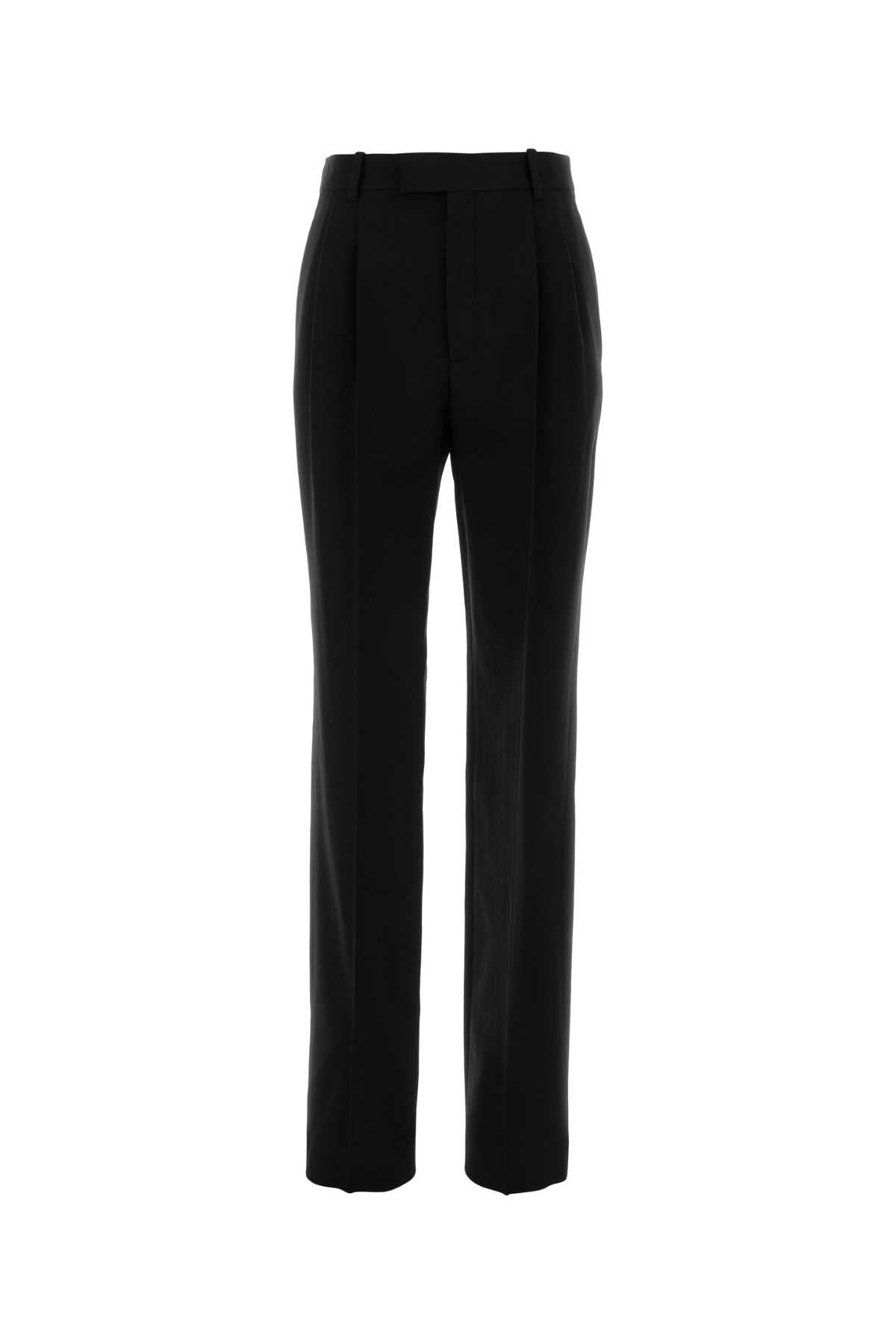 Saint Laurent Women Black Wool Pant SAINT LAURENT