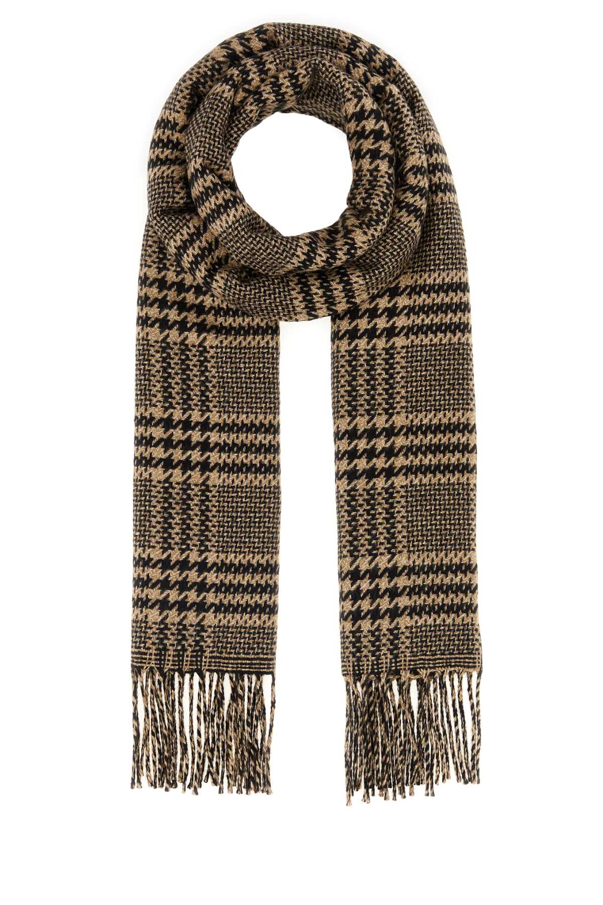 Saint Laurent Women Embroidered Silk Blend Scarf SAINT LAURENT