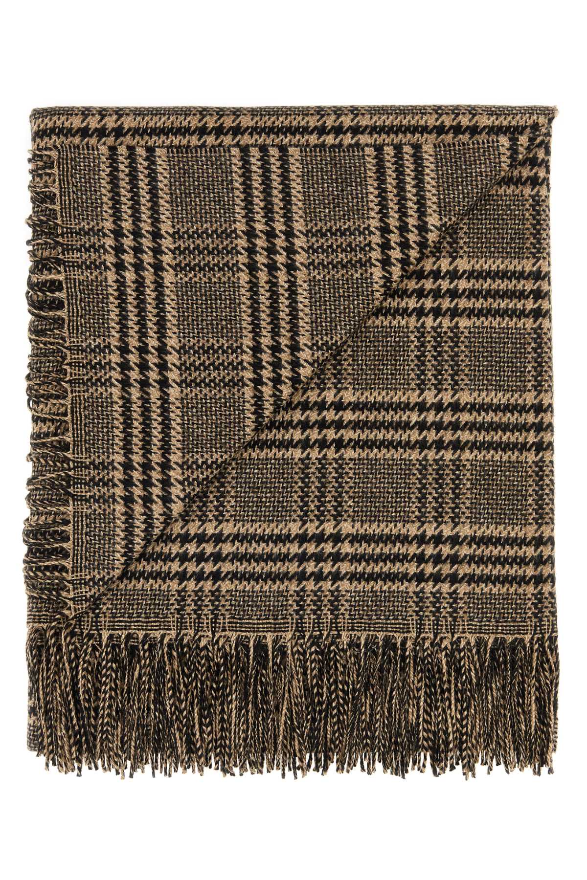 Saint Laurent Women Embroidered Silk Blend Scarf SAINT LAURENT